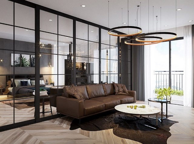 vách ngăn nhôm kính